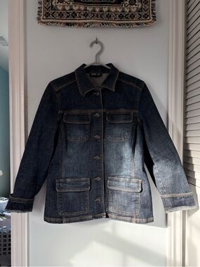 Vintage Contrast Jeans denim spring / light jacket